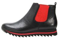 Gabor-Boot-schwarz-rot
